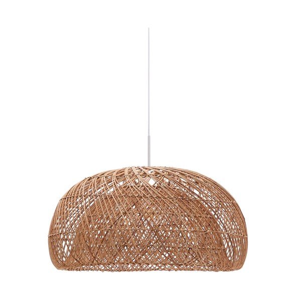 Natúr színű rattan lámpabúra ø 60 cm Isora – Kave Home