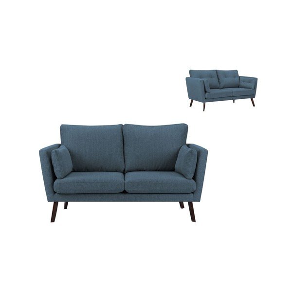 Elena sötétkék kétszemélyes kanapé - Mazzini Sofas-image-1