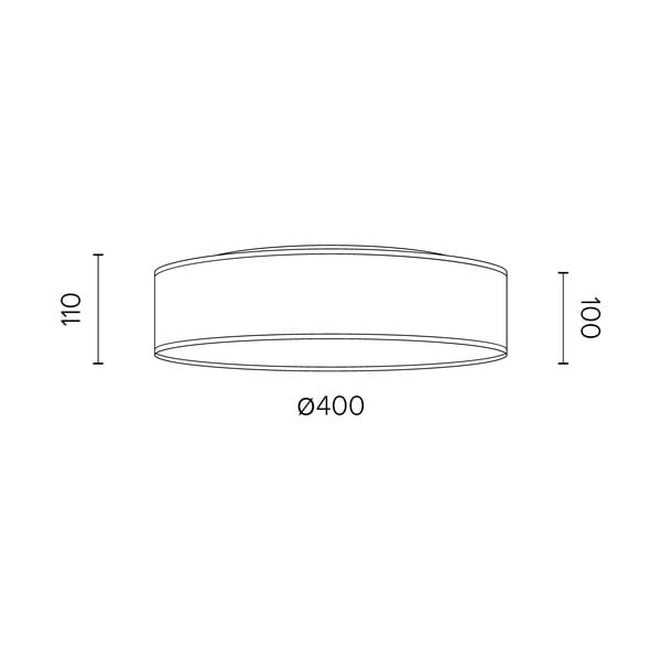 Tsuri L mennyezeti lámpa természetes furnérból, ⌀ 40 cm - Sotto Luce-image-2