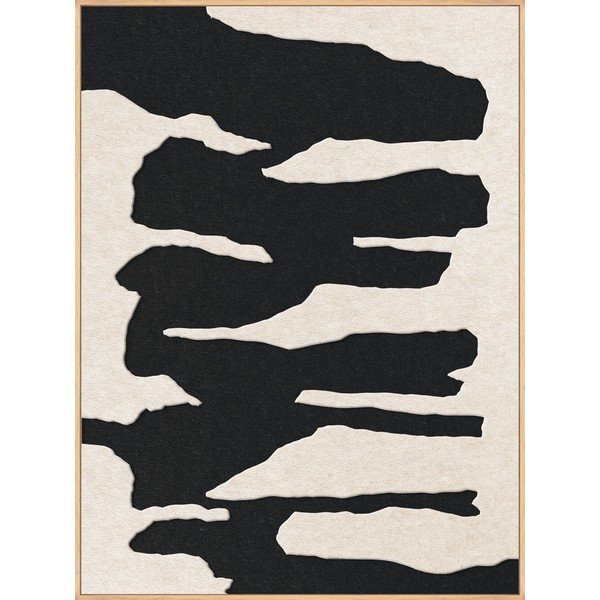 3D-s keretezett-akusztikus kép 90x120 cm Frequency 2 – Malerifabrikken