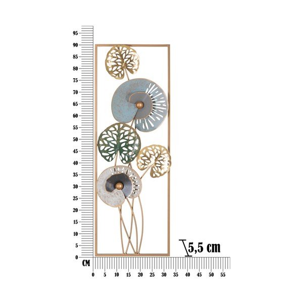 Gloth fém fali dekoráció, 31,2 x 90 cm - Mauro Ferretti-image-2