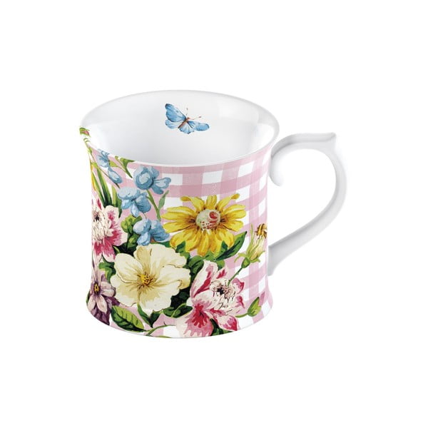English Garden virágos porcelánbögre, 350 ml - Creative Tops