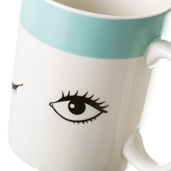 Blue Dreameyes porcelánbögre, 310 ml - Unimasa-image-1