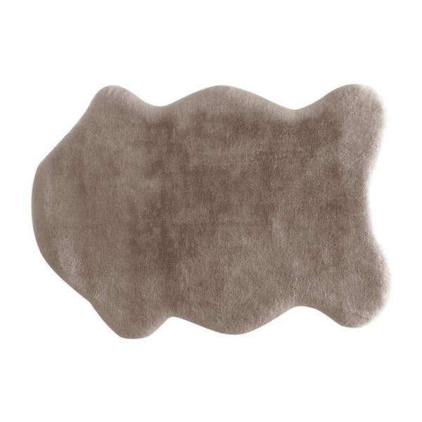 Világosbarna szintetikus szőrme szőnyeg 60x100 cm Pelush Mink – Mila Home