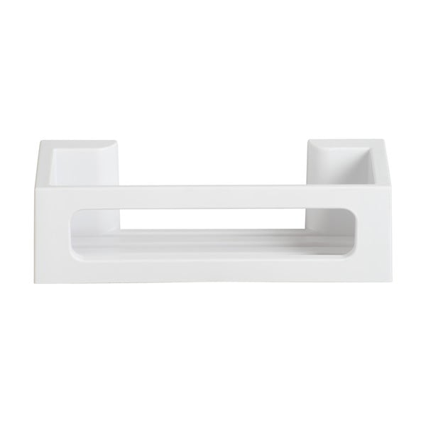 Matt fehér öntapadós műanyag Turbo-Loc fürdőszobai polc Bralia – Wenko