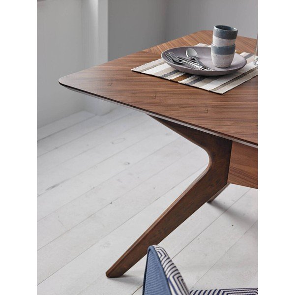 Helga diófa mintás étkezőasztal, 180 x 95 cm - sømcasa-image-1