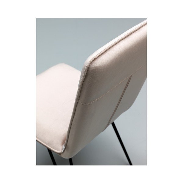 Elice szürke étkezőszék fekete lábszerkezettel, 4 darab - Design Twist-image-3