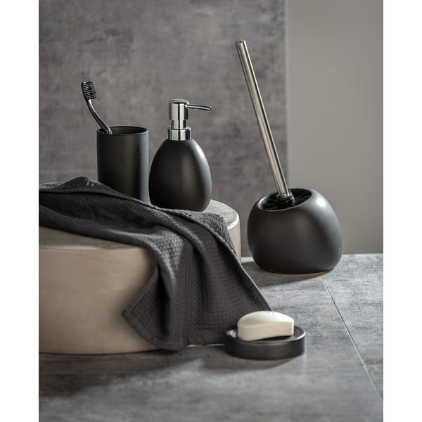 Polaris kerámia, matt fekete szappanadagoló - Wenko-image-1