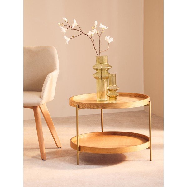 Kerek tárolóasztal ø 60 cm Viborg – Premier Housewares-image-1