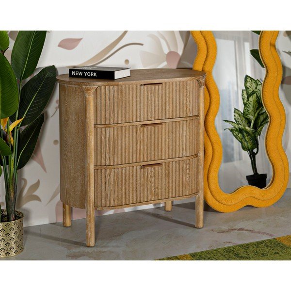 Natúr színű jegenyefenyő komód 80,5x82x47 cm Gothenburg – Mauro Ferretti-image-1