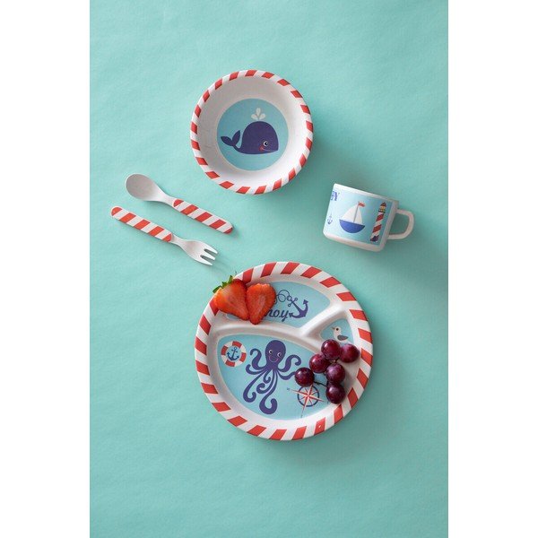 Bambusz gyerek étkészlet 5 db-os Eden – Premier Housewares-image-1