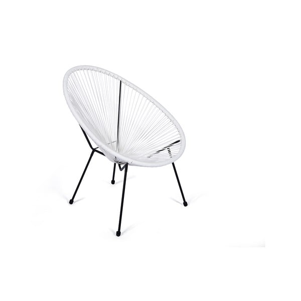 Fehér fém-műanyag kerti fotel Avocado Comfort – Bonami Selection-image-1