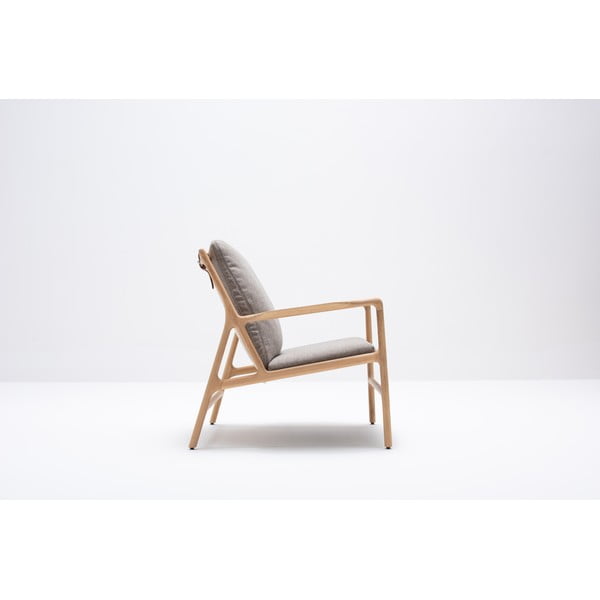 Szürke-natúr színű fotel Dedo – Gazzda-image-4