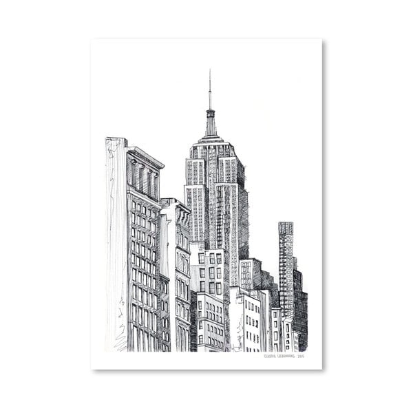 New York by Claudia Libenberg 30 x 42 cm-es plakát