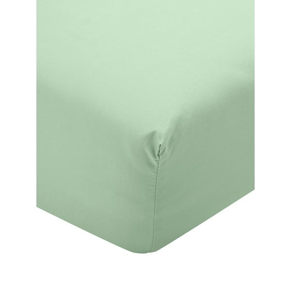 Zöld pamut-perkál ágyneműhuzat, 160 x 200 cm - Cotton works