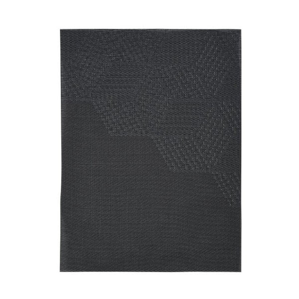 Hexagon fekete tányéralátét, 30 x 40 cm - Zone