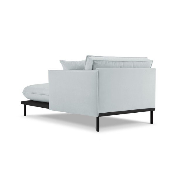 Világosszürke bársony heverő (jobb oldali) Auguste – Interieurs 86-image-2