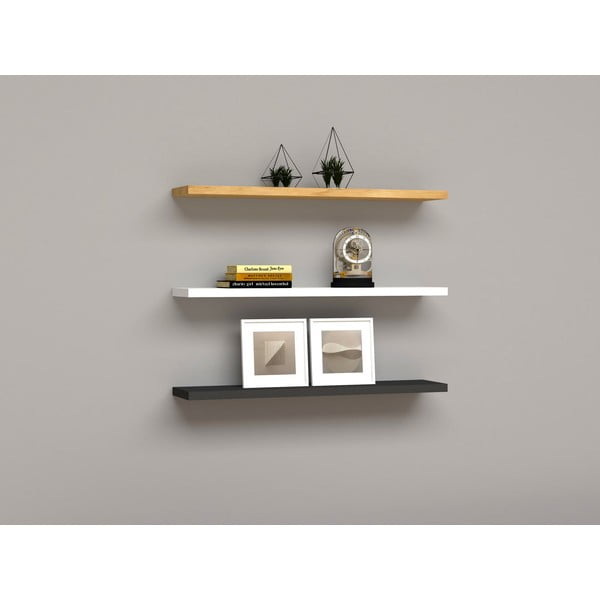 Polc készlet újrahasznosított fából 3 db-os Boss - Kalune Design-image-1