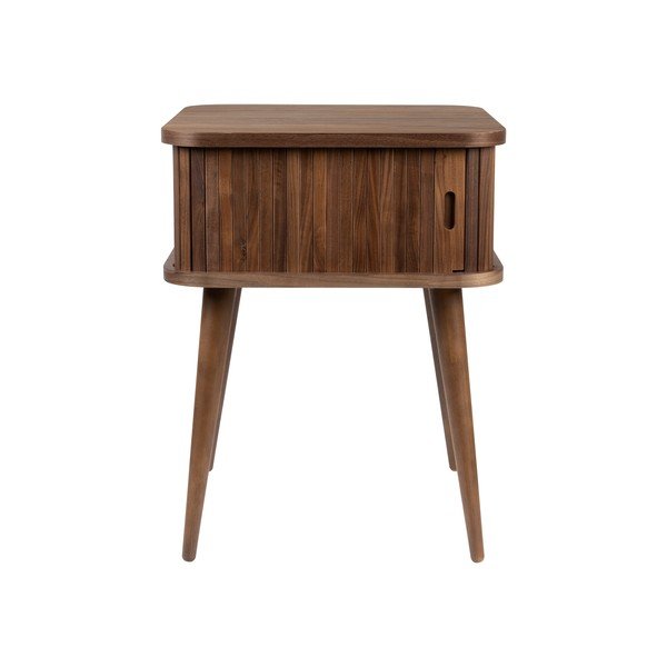 Barna éjjeliszekrény diófa dekorral Barbier – Zuiver
