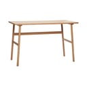 Íróasztal tölgyfa dekorral 60x120 cm Folk – Hübsch