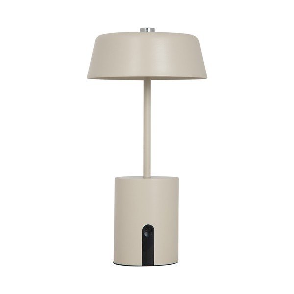 Bézs fém LED asztali lámpa (magasság 22,5 cm) Elemental LED – Leitmotiv