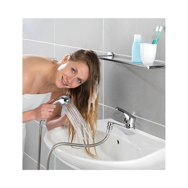 Mosdó csapjára szerelhető zuhanyfej csővel - Wenko-image-2