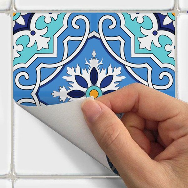 Wall Stickers Tiles Flamenco 24 db-os falmatrica szett, 10 x 10 cm - Ambiance-image-3