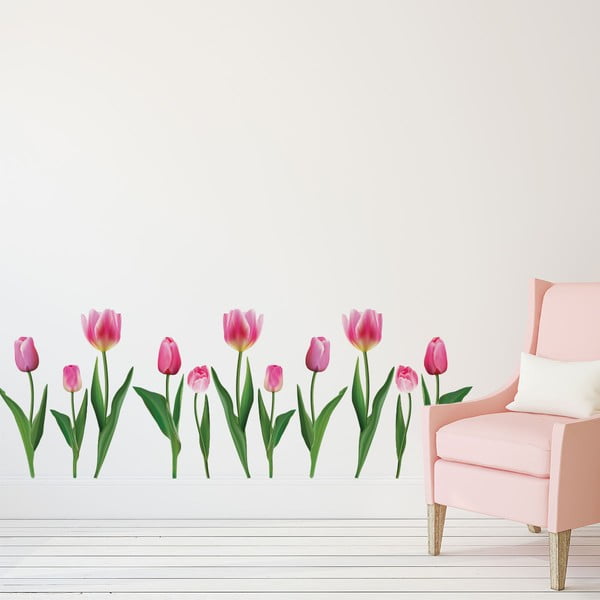 Pink Tulips falmatrica szett - Ambiance