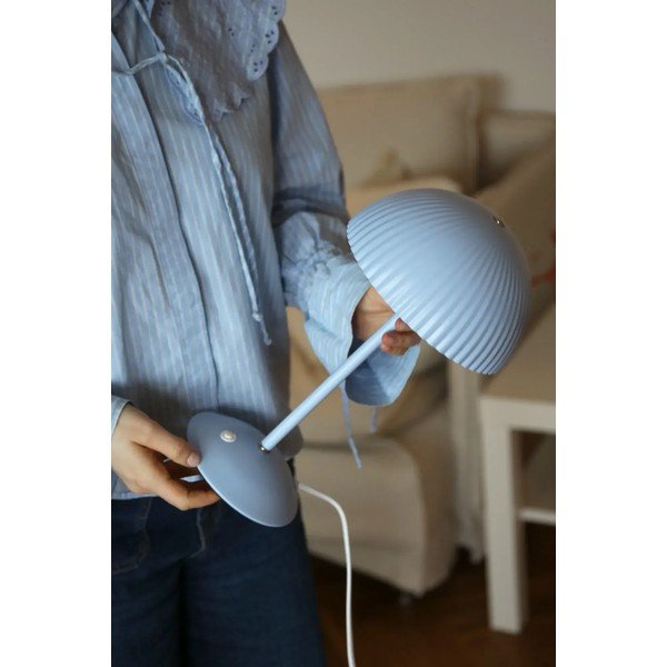 Kék fém asztali lámpa fém búrával (magasság 33,5 cm) Zin – Markslöjd-image-3