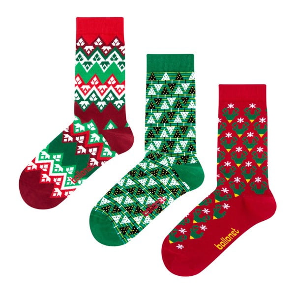 Christmas Time zokni ajándékszett, méret: 41 – 46 - Ballonet Socks