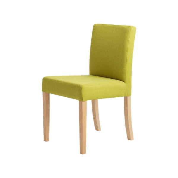 Wilton zöld szék, natúr fa lábakkal  - Custom Form