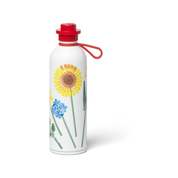 Piros-fehér fém gyerek termosz 560 ml Botanicals – LEGO®