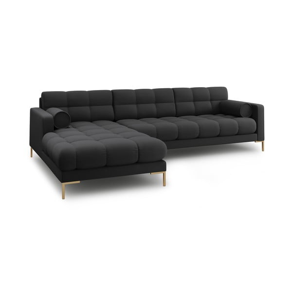 Sötétszürke sarokkanapé (bal oldali) Bali – Cosmopolitan Design-image-4