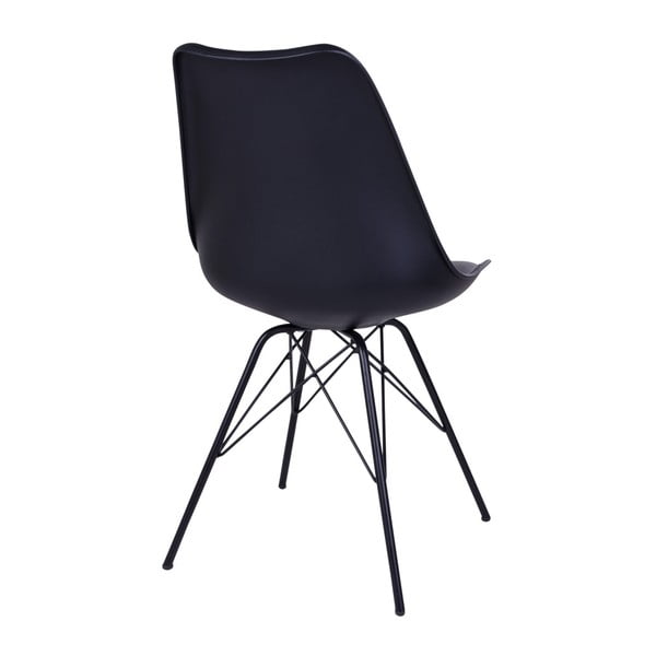 Fekete étkezőszék szett 2 db-os Oslo – House Nordic-image-3