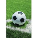 Zöld fleece gyerek takaró 100x150 cm Football – Jerry Fabrics