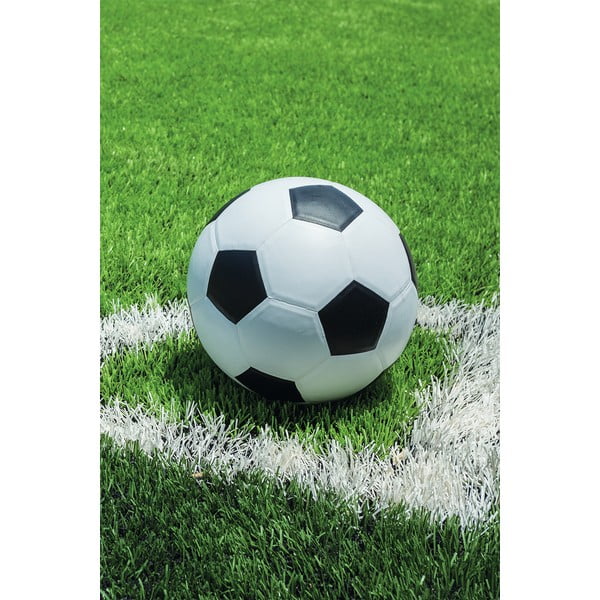 Zöld fleece gyerek takaró 100x150 cm Football – Jerry Fabrics