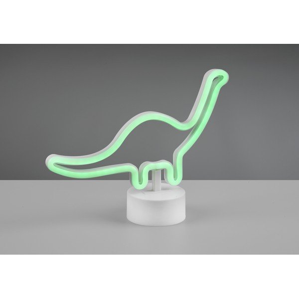Fehér LED asztali lámpa (magasság 20 cm) Bronto – Reality-image-1