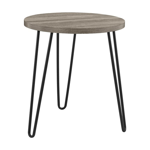 Owen barnásszürke tárolóasztal, ø 50 cm - Støraa-image-3