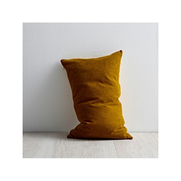 Klara sárga párna magas pamuttartalommal, 40 x 60 cm - Södahl-image-3