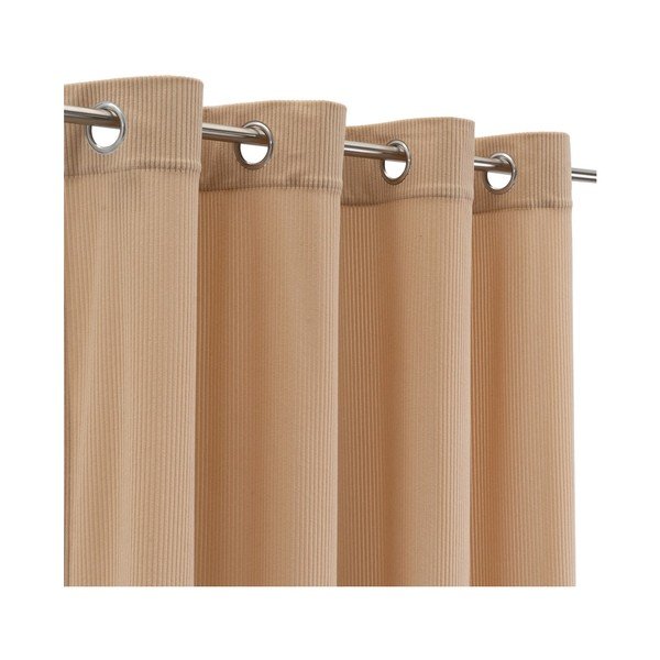 Világosbarna kordbársony függöny 140x260 cm Merely – Casa Selección-image-2