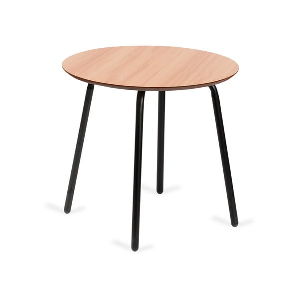 Natúr színű kerek dohányzóasztal szett 2 db-os ø 55 cm Luke – Bonami Essentials-image-1