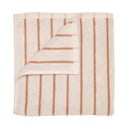 Narancssárga-bézs frottír bio pamut fürdőlepedő 70x140 cm Arto – Blomus