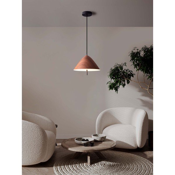 Natúr színű fém LED függőlámpa fém búrával ø 40 cm Oros – Nova Luce-image-3