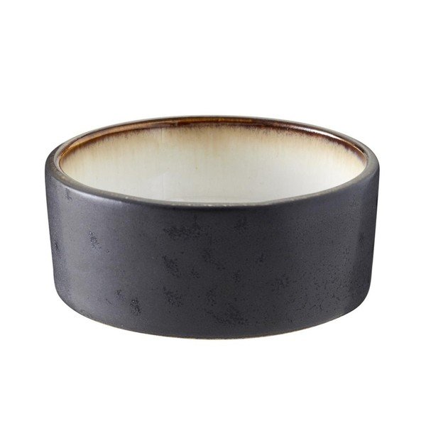 Mensa 4 db-os fekete agyagkerámia tálka szett - Bitz-image-1