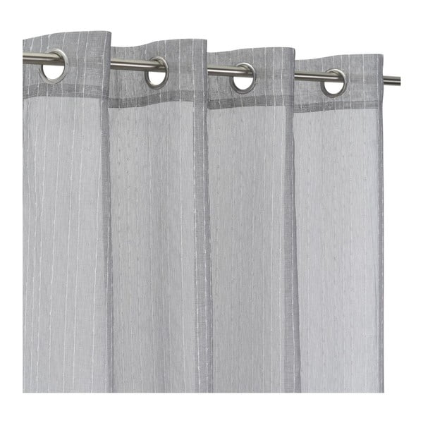 Szürke fényáteresztő függöny 140x260 cm Vertical Thread – Casa Selección-image-2