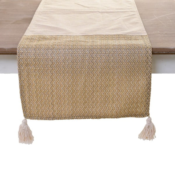 Bézs asztali futó, 140 x 40 cm - InArt