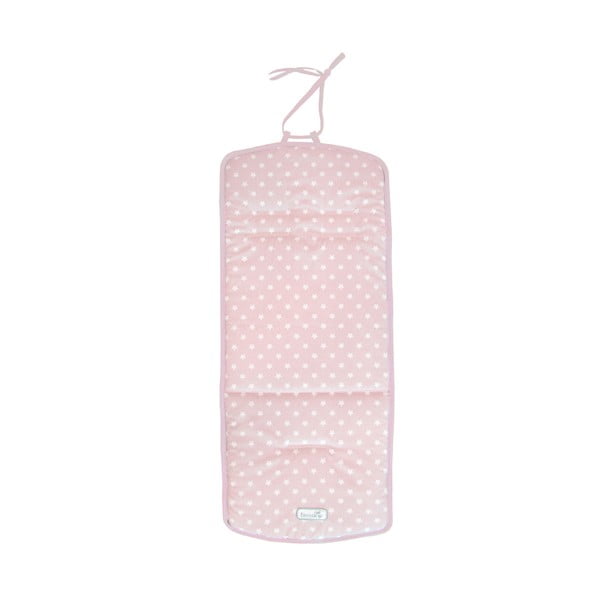 Stars rózsaszín takaró babakocsiba, 45 x 80 cm - Tanuki