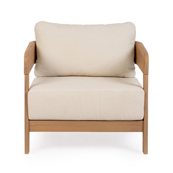 Natúr színű tömörfa kerti fotel Pablo – Bizzotto-image-2