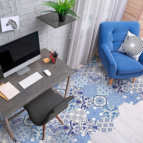 Ursulina 10 db-os vízálló padlómatrica, 20 x 18 cm - Ambiance-image-1