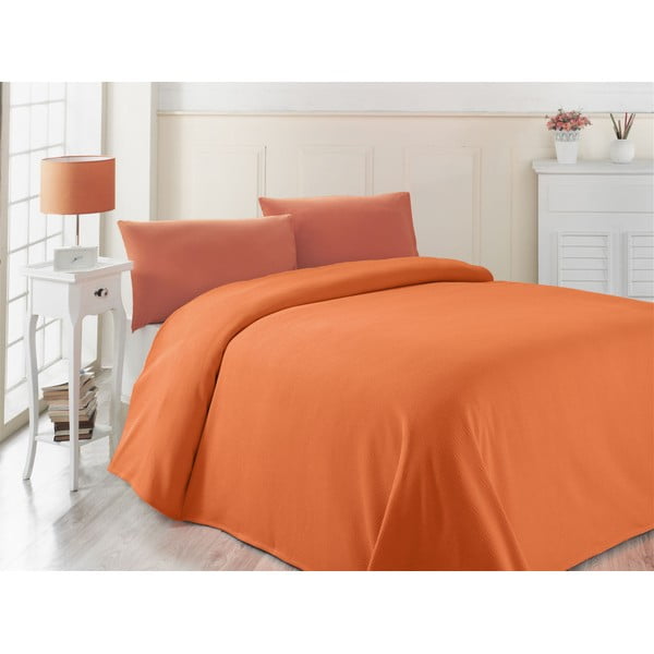 Oranj könnyű narancssárga ágytakaró, 200 x 230 cm
